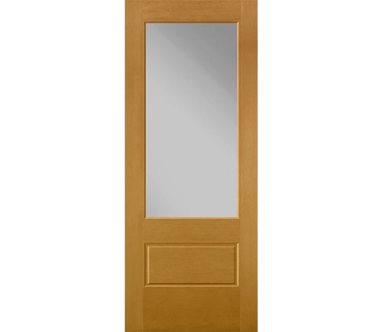 Chandler 3 Quaters Light Fiberglass Entry Door