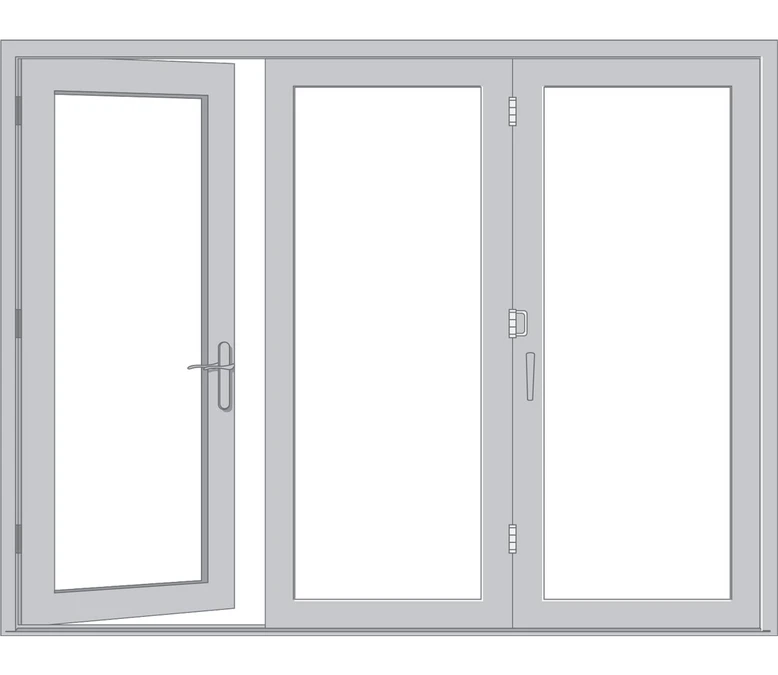 Chandler Pella Architect Reserve Series Contemporary Bifold Patio Door