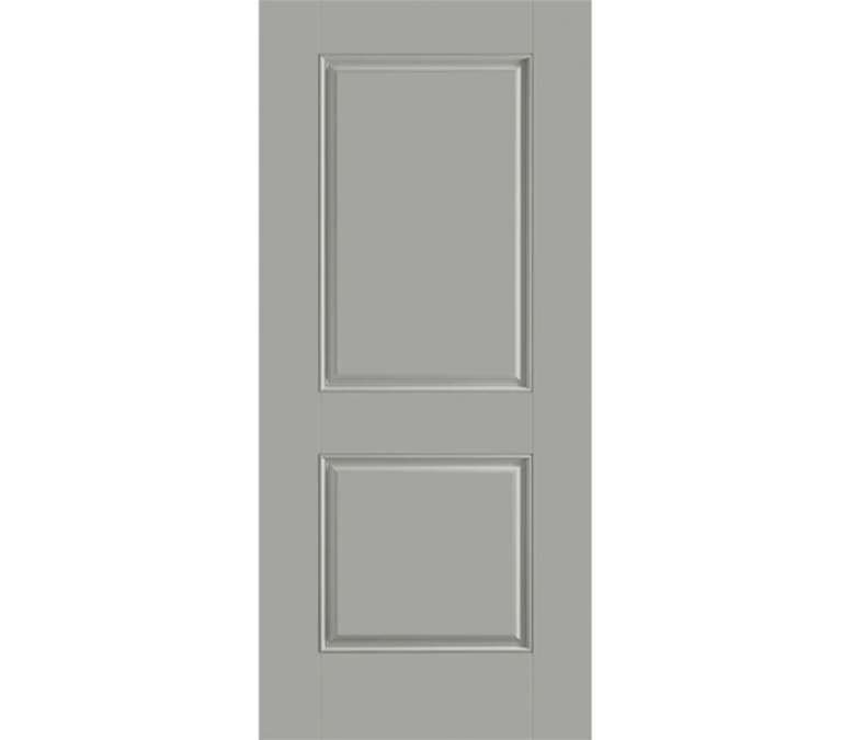 Chandler Two Panel Square Fiberglass Entry Door